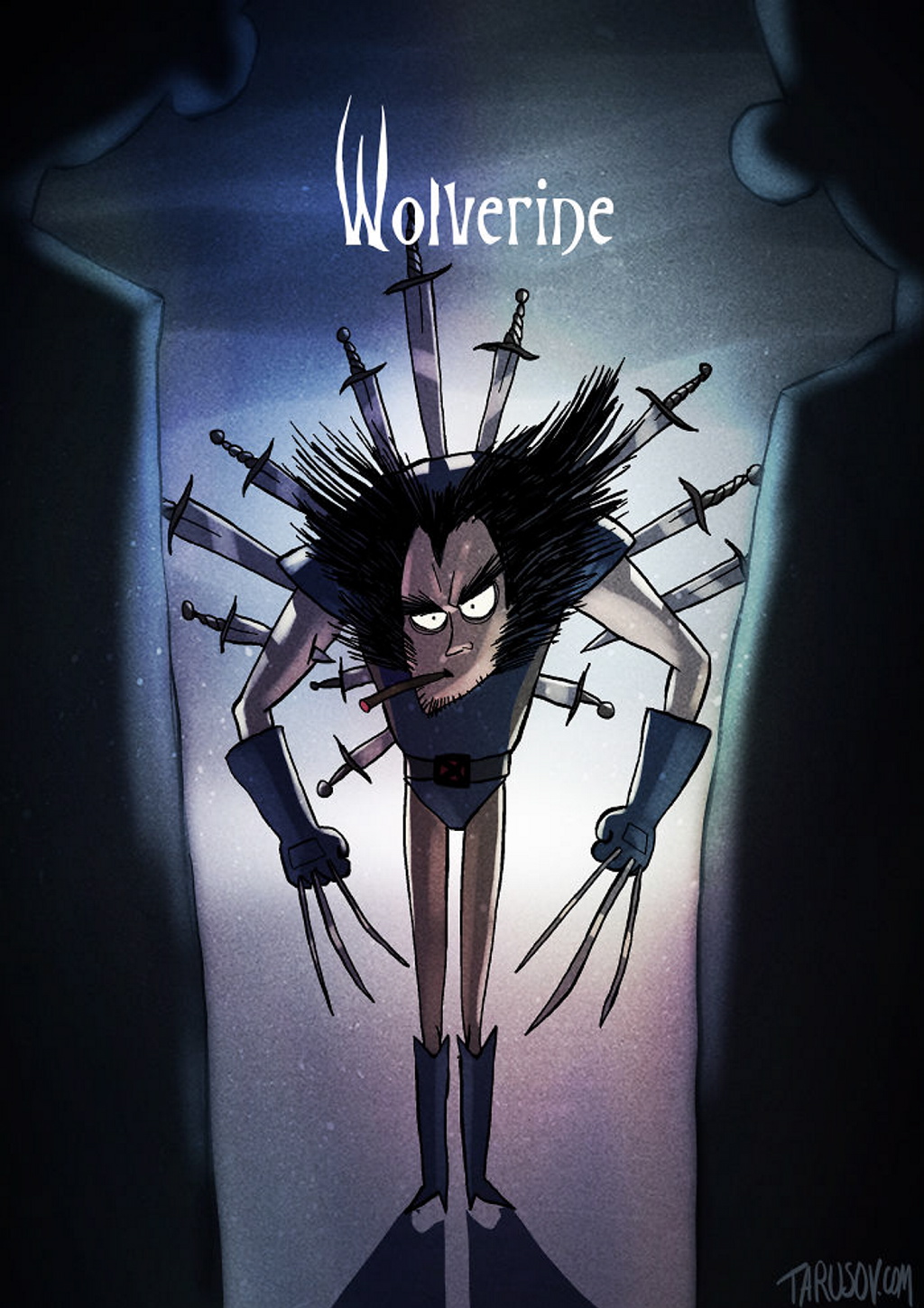 Si Tim Burton dibujara superhéroes - Quo