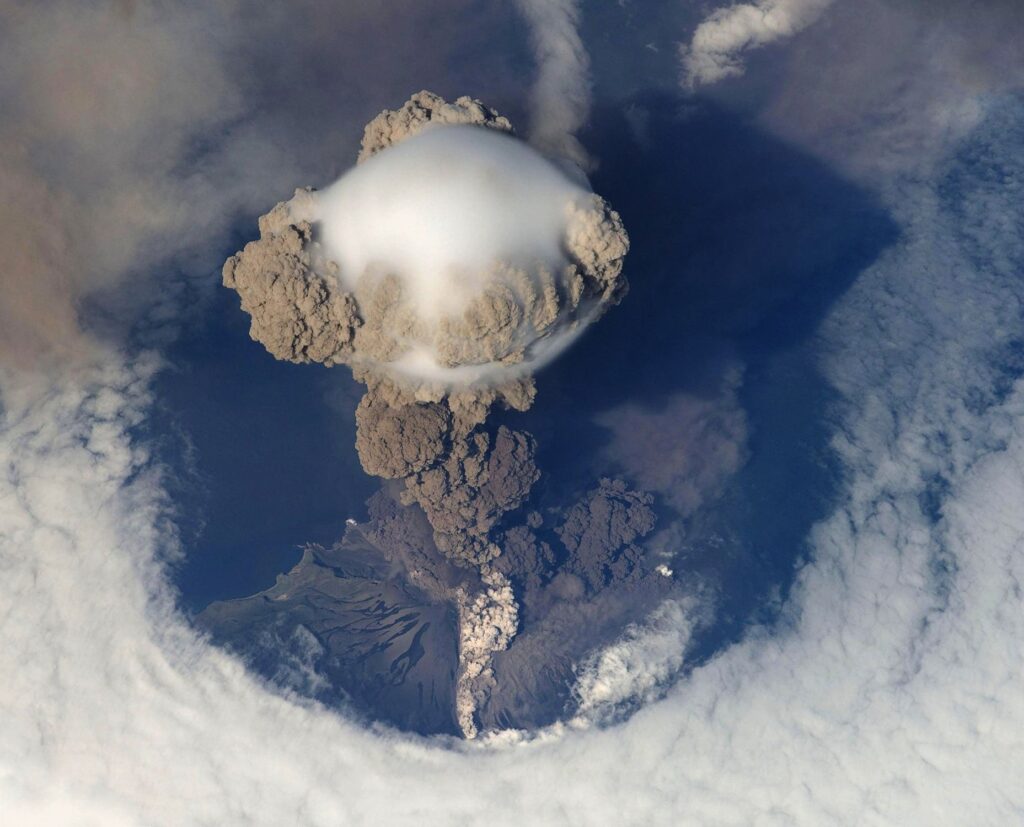 erupción volcánica pexels