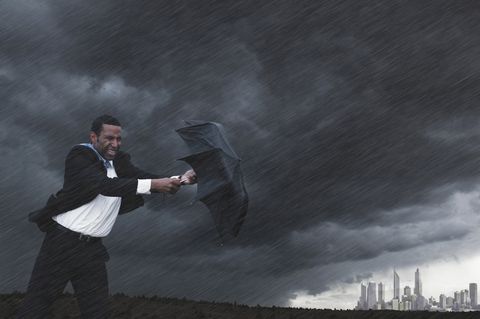 Fobias meteorológicas: miedo a las nubes, la lluvia y el viento
