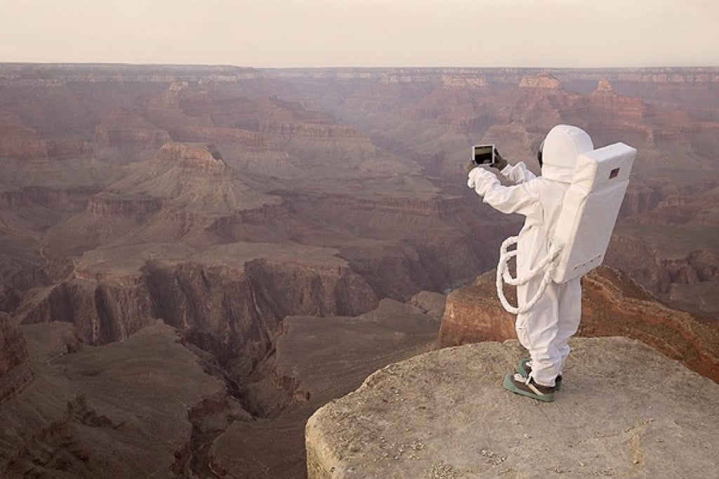 10 fotos de turistas en Marte