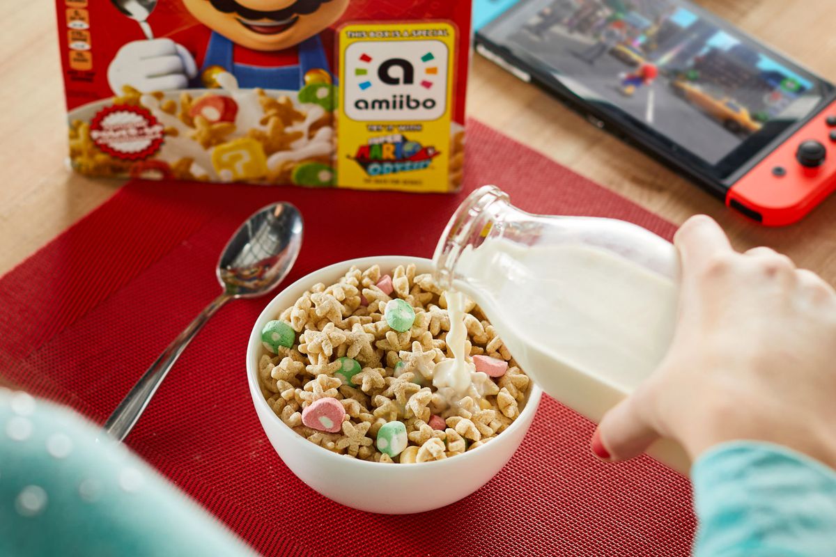 ¿A qué sabrán los nuevos cereales Super Mario Bros de Nintendo?