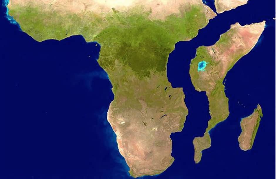 África se está partiendo en dos