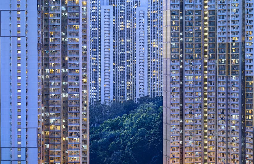 Así de bello es el amanecer en Hong Kong