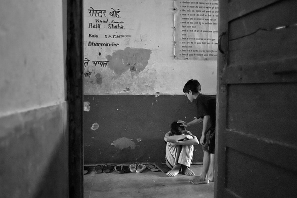 Así es un centro de acogida para niños drogadictos en India