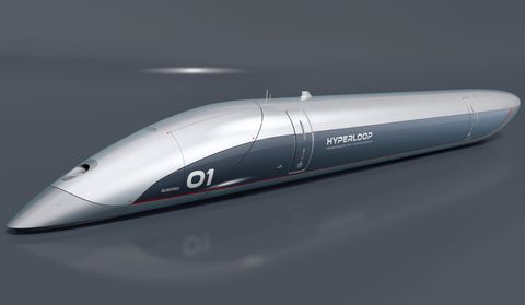 Llega la primera cápsula del Hyperloop