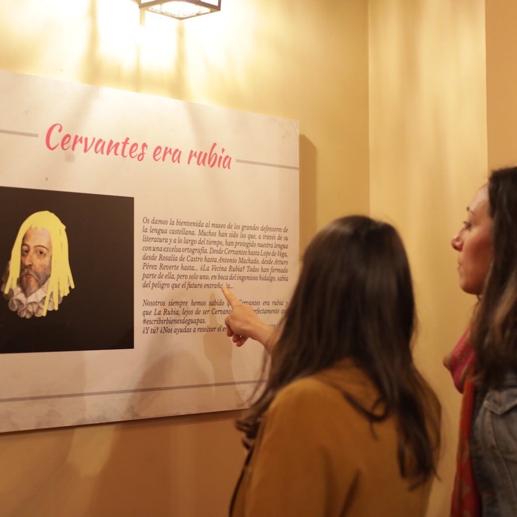 Cervantes era rubia: el nuevo escape room de ortografía en Madrid