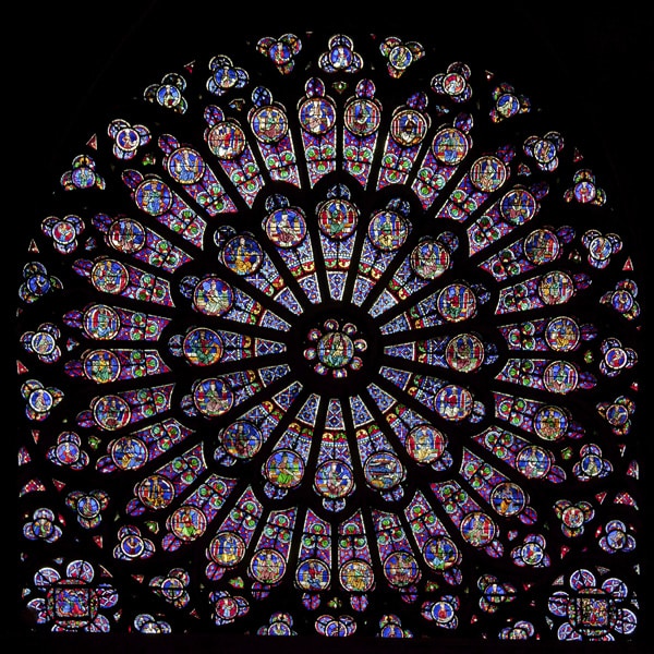 ¿Cómo está hecha la vidriera de una catedral?