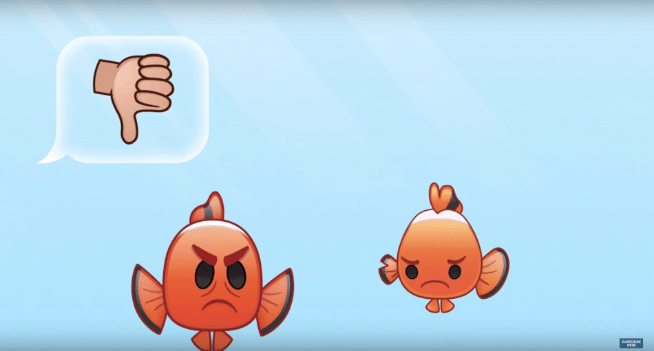 ¿Cómo narrarías la película de «Buscando a Nemo» con emojis?