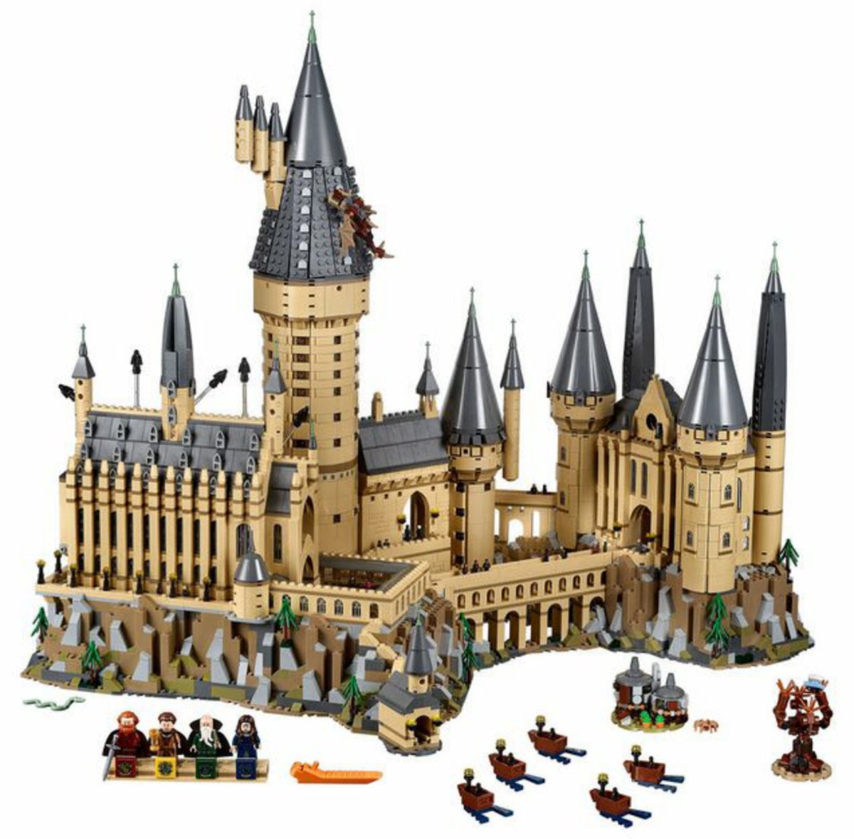 ¿Cuántas piezas de Lego tiene la esperada réplica del Castillo de Howarts de Harry Potter?