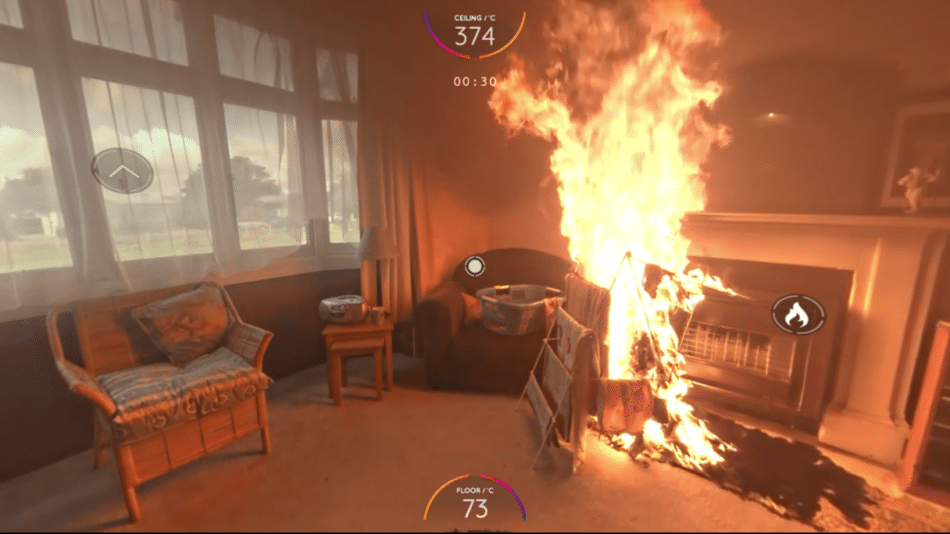 ¿Cuánto tiempo tienes para escapar de una casa en llamas?