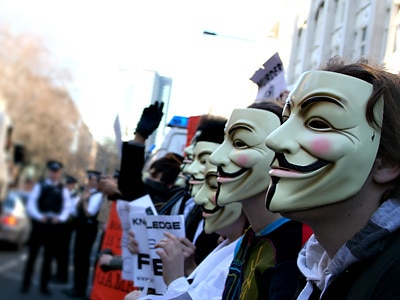 ¿De quien es el rostro de la careta de Anonymous?