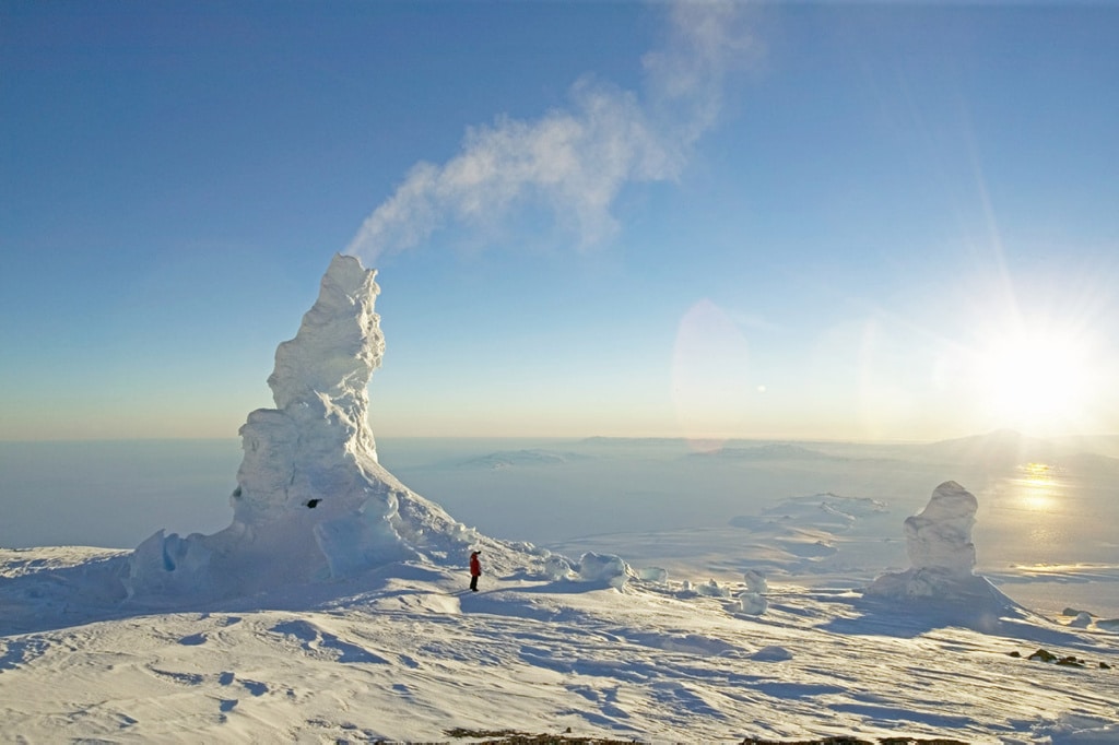 Descubren 91 nuevos volcanes en la Antártida