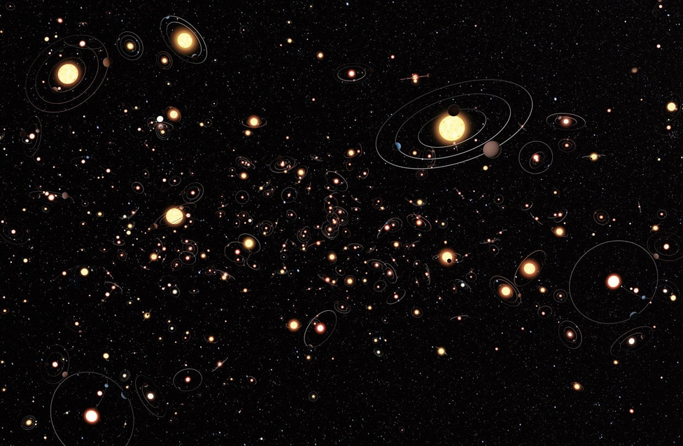 Descubren casi 100 exoplanetas