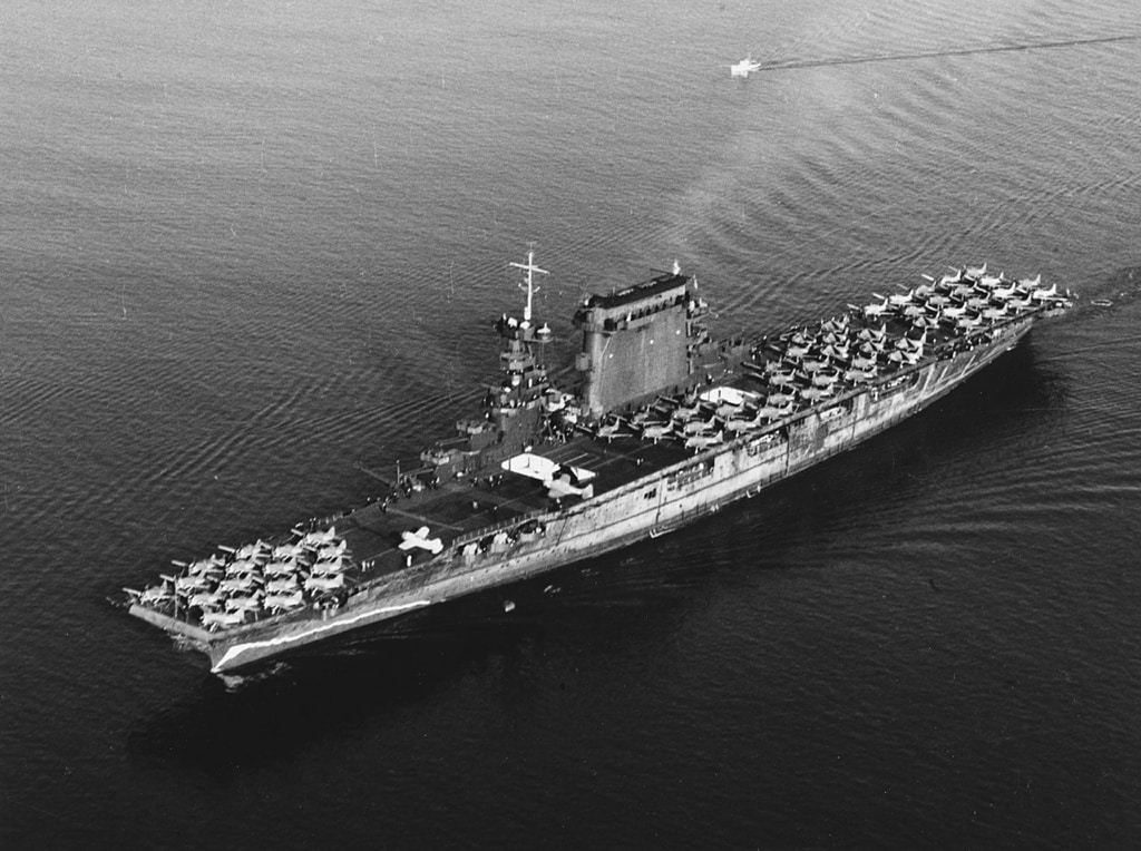 Descubren los restos del portaaviones Lexington, hundido en la II Guerra Mundial