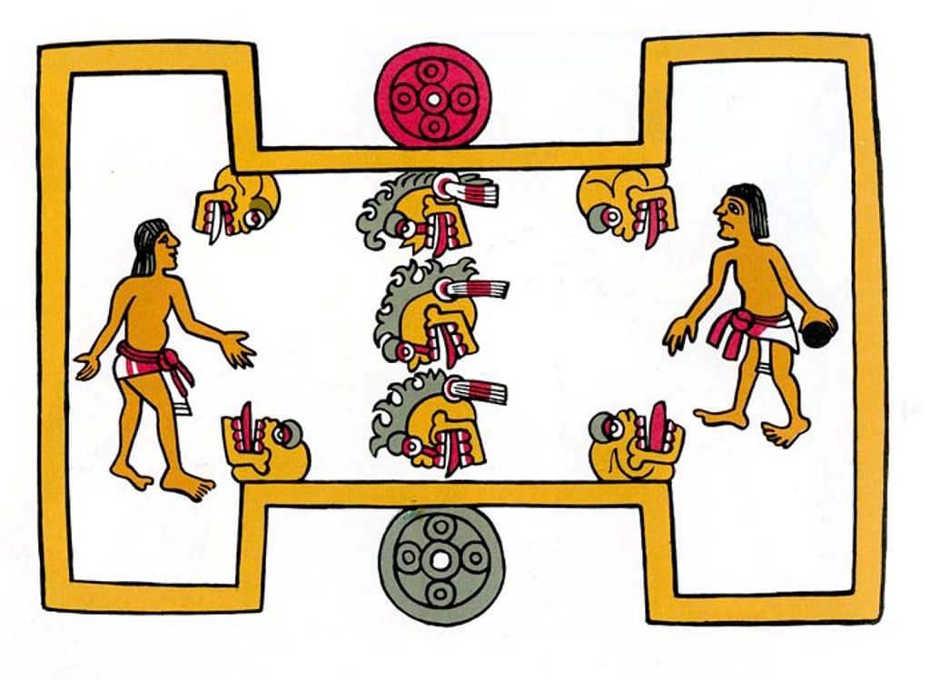Descubren una cancha del juego de pelota, el brutal y sangriento deporte azteca