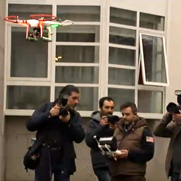 Drones para Rosario Porto… y para los telediarios