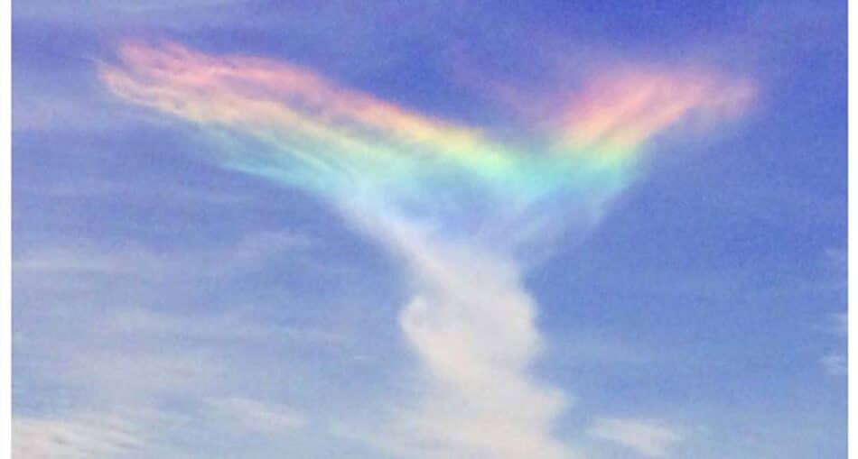 El arco iris de fuego, un fenómeno muy difícil de ver