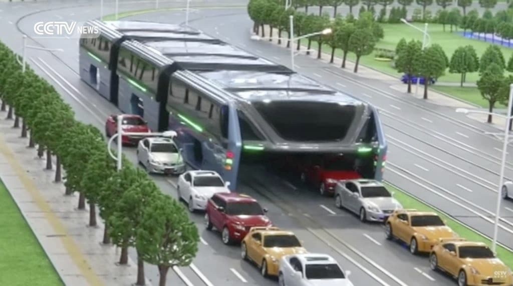 El autobús que acabará con los atascos de tráfico