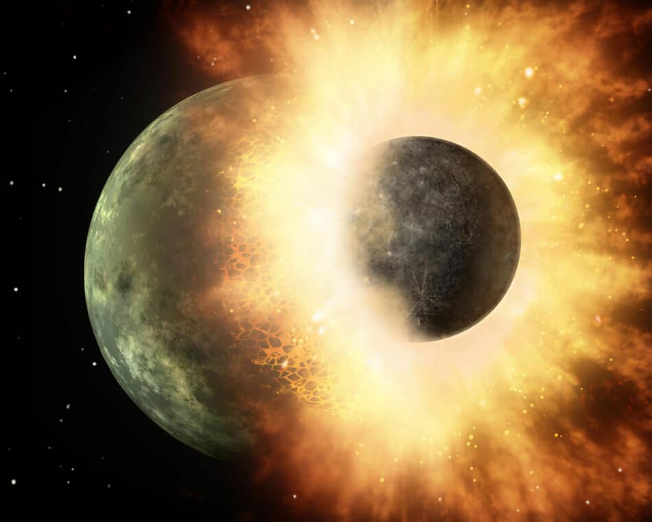 El carbono de la Tierra llegó por un choque planetario