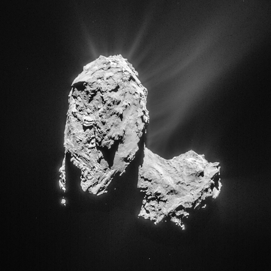 El cometa 67P se somete a “tratamientos faciales” constantemente
