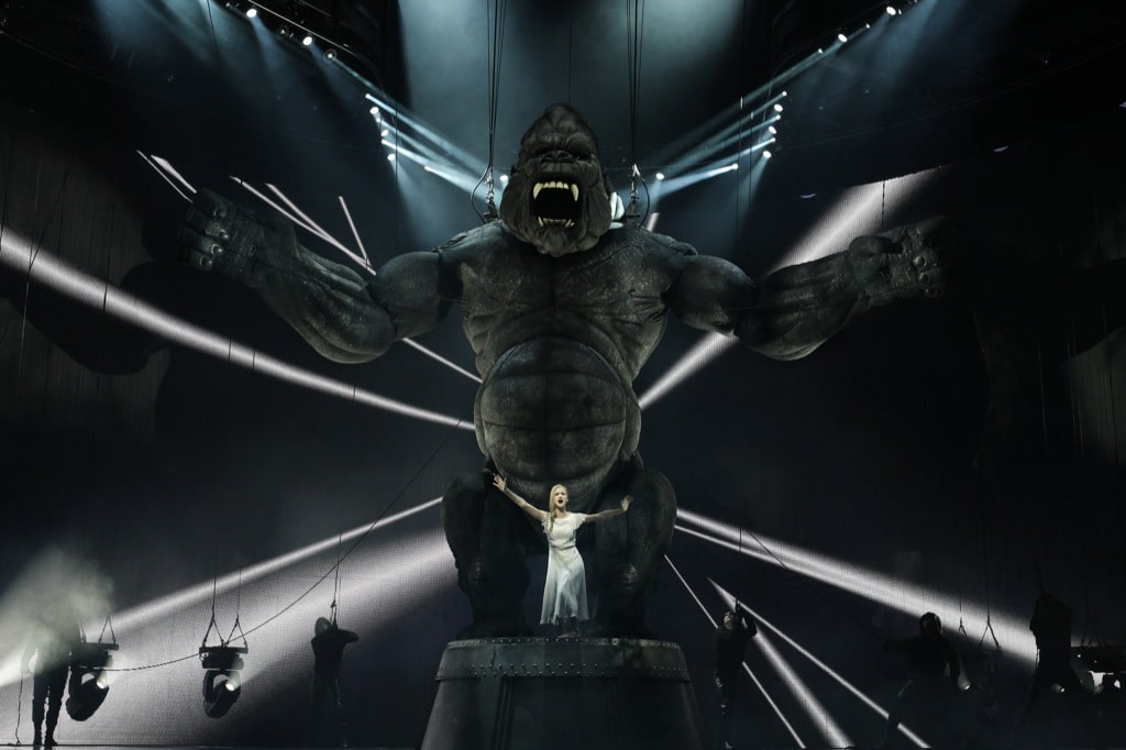 El gigantesco King Kong del musical