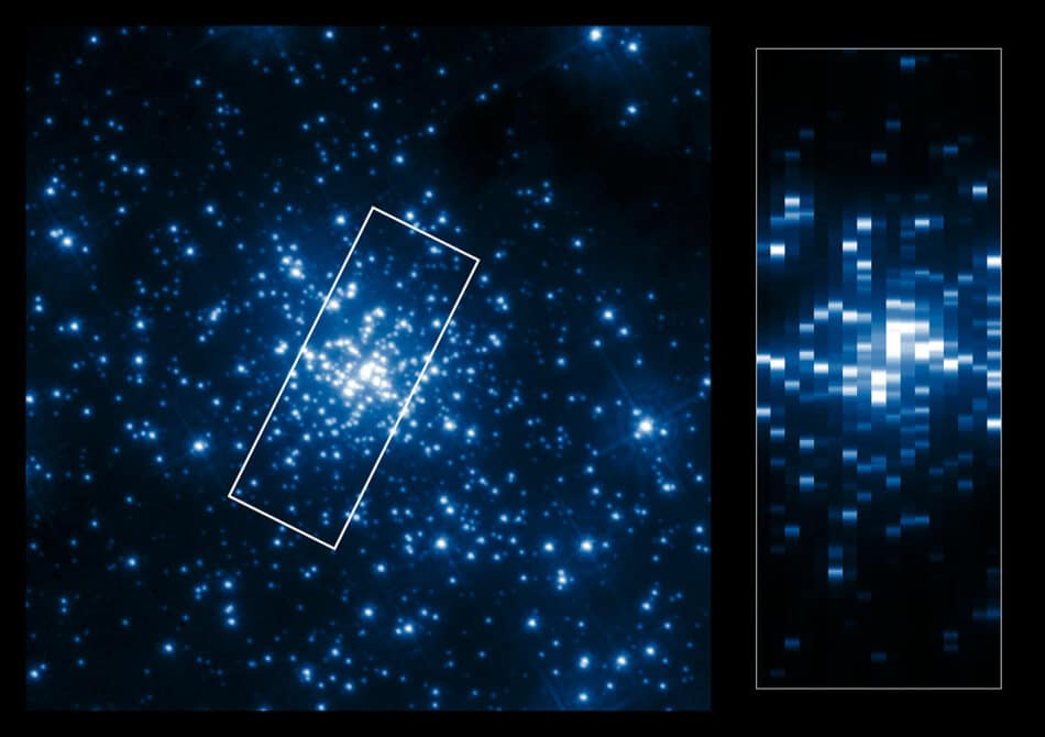 El Hubble encuentra 9 estrellas 100 veces más grandes que el Sol