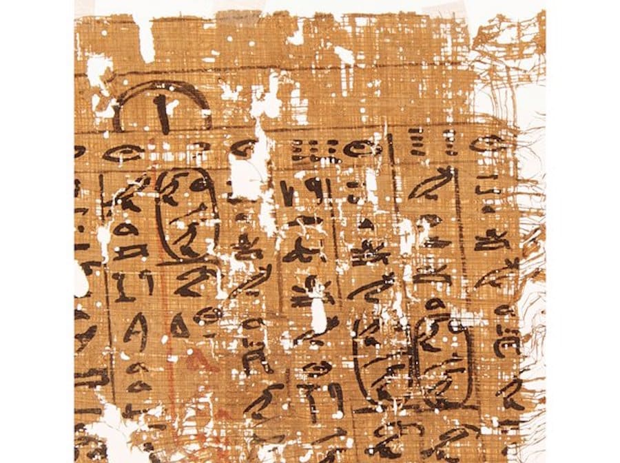 El Museo Egipcio de El Cairo exhibe el papiro más antiguo conocido