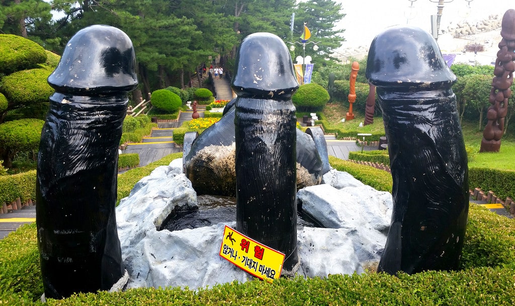 El parque de los penes: la atracción de Corea del Sur que atrae a cientos de visitantes