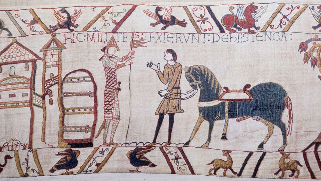 Encuentran 93 penes en el tapiz medieval de Bayeux