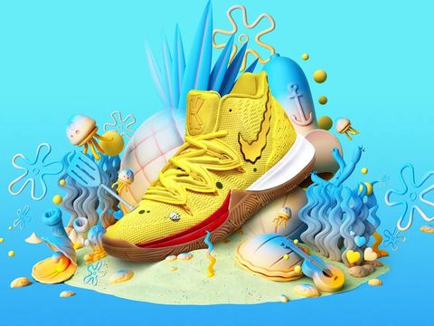 Nike lanza una colección de zapatillas de Bob Esponja