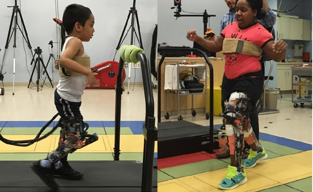 Este exoesqueleto permite caminar solos a niños con parálisis cerebral