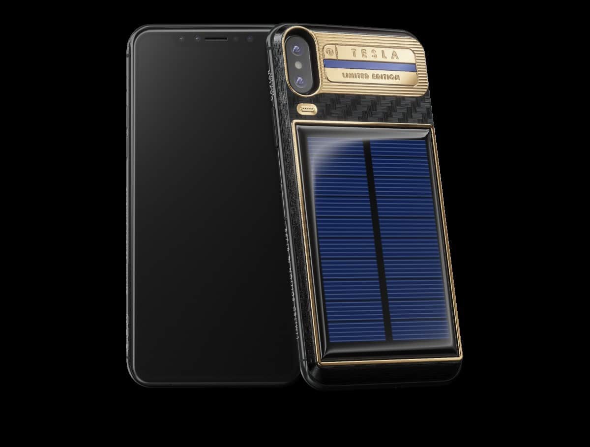Este iPhone X se carga con luz solar y solo cuesta… ¡4.000 €!