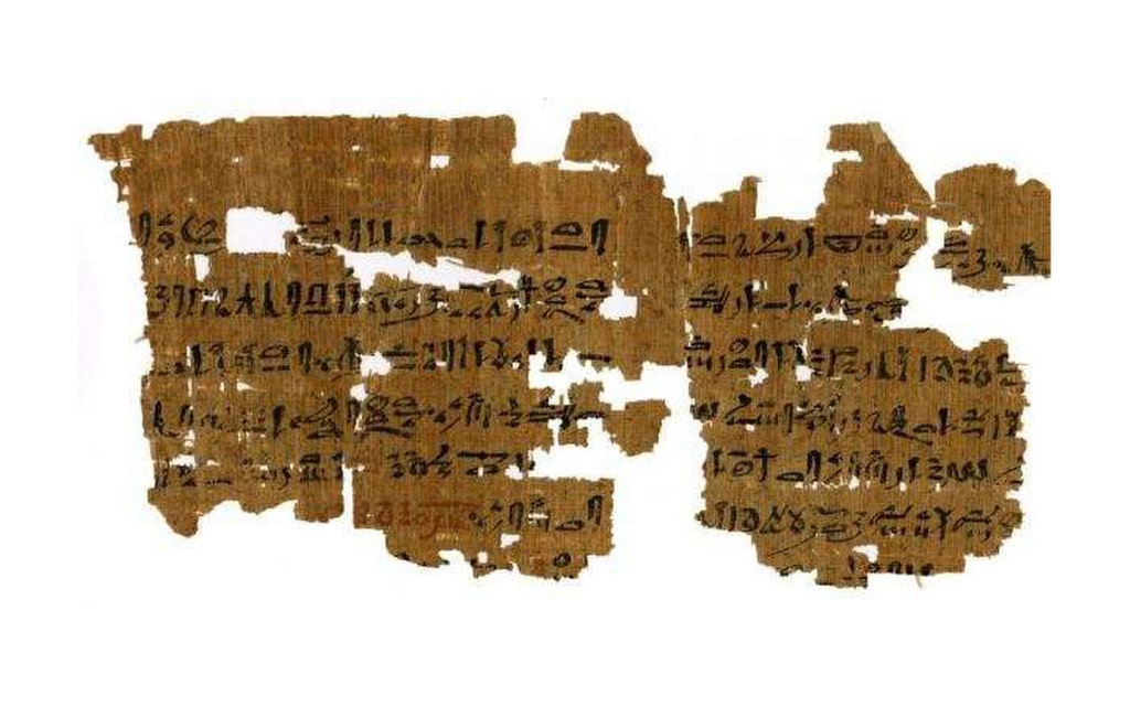 Este papiro egipcio contiene el test de embarazo más antiguo conocido