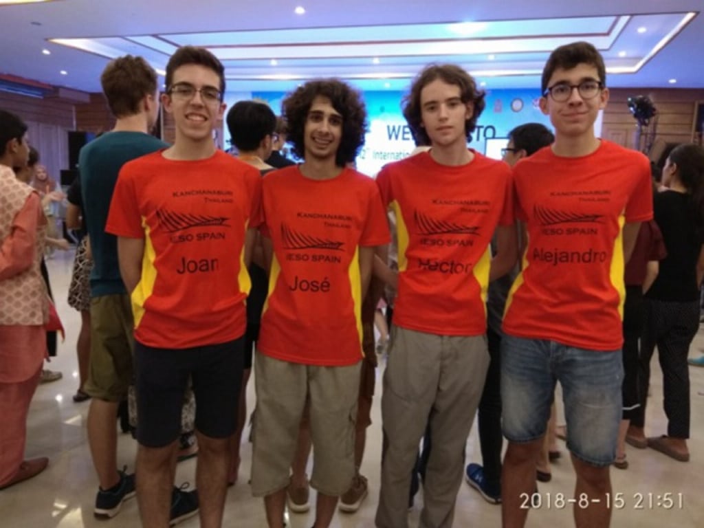 Éxito del equipo español en la Olimpiada Internacional de Ciencias de la Tierra