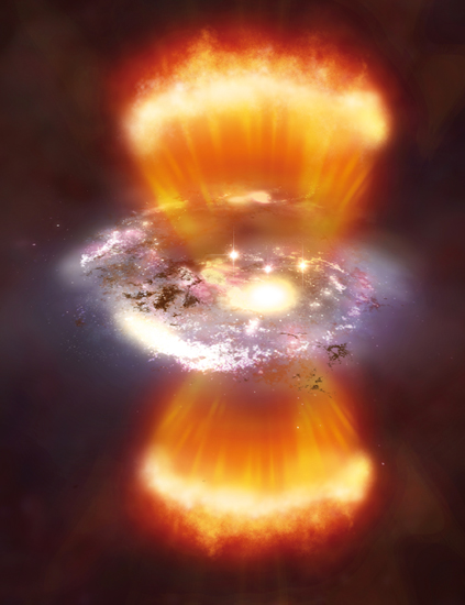 Explosión galáctica