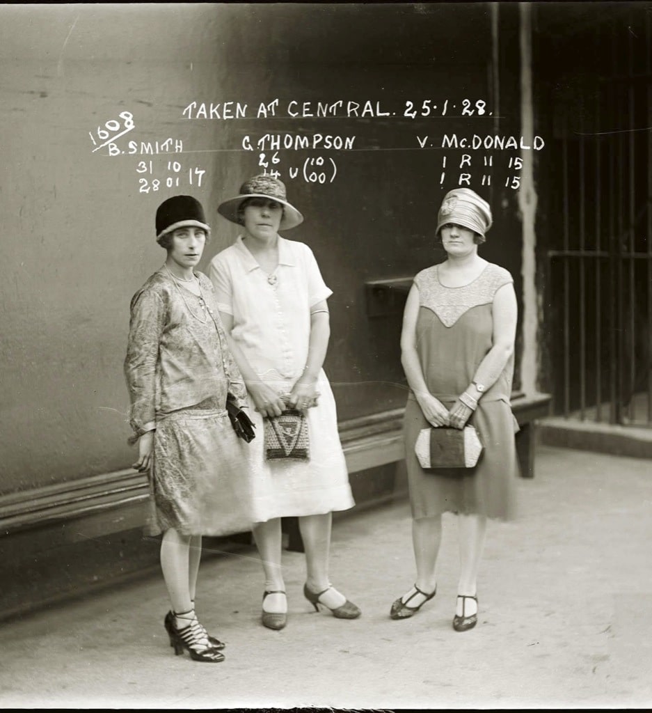 Fotos de mujeres delincuentes de los años 20