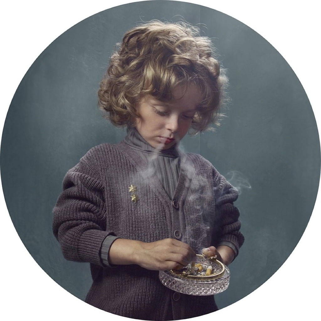 Fotos de niños fumando