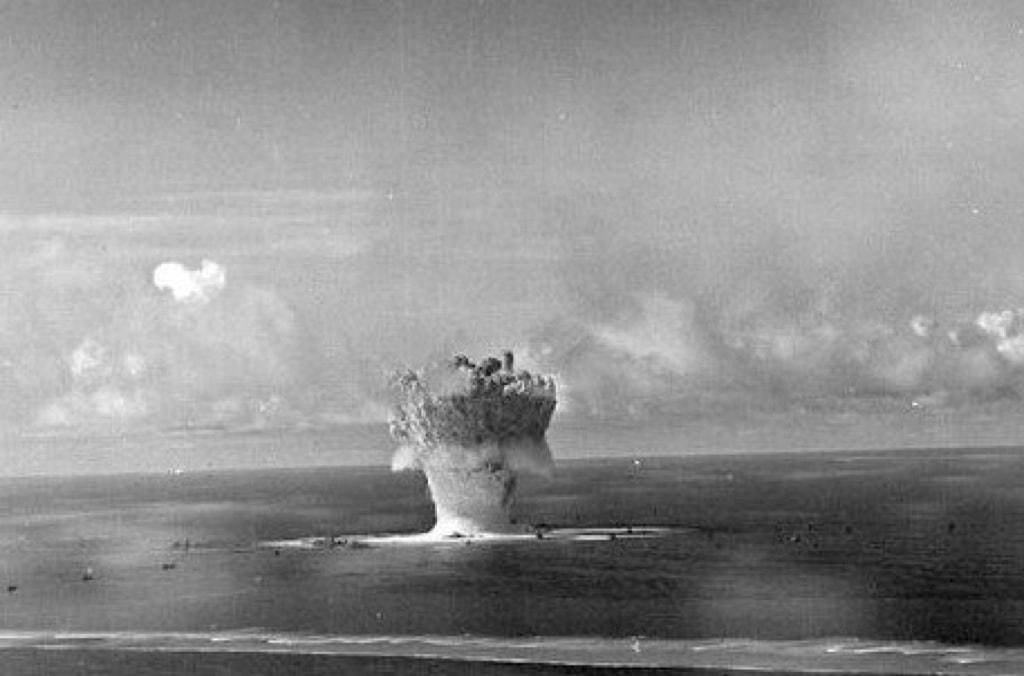 Fotos nunca vistas de la explosión atómica de bikini