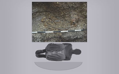 Hallan los restos de una musculosa mujer prehistórica