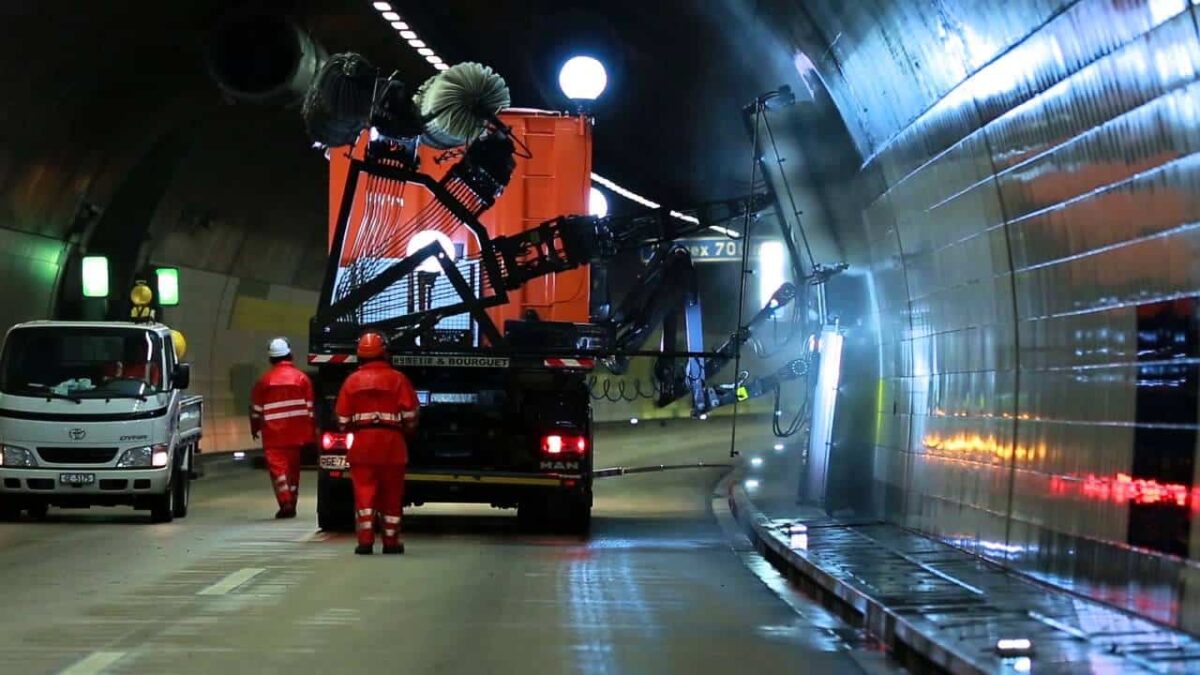 ¿Has visto alguna vez cómo son las máquinas que limpian los túneles?