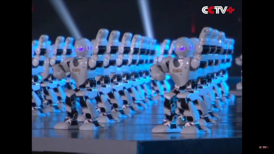 Impresionante espectáculo de robots para dar la bienvenida al Año Nuevo Chino