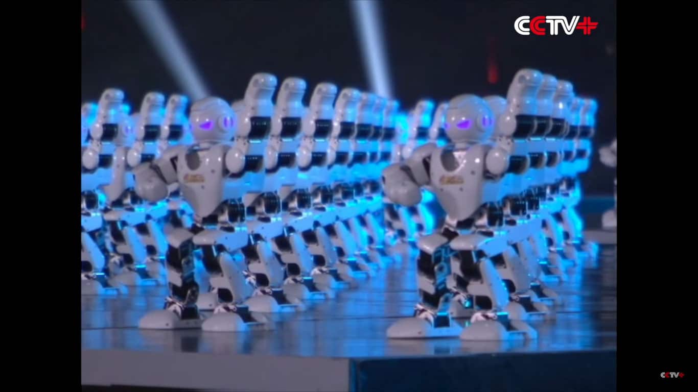 Impresionante espectáculo de robots para dar la bienvenida al Año Nuevo Chino