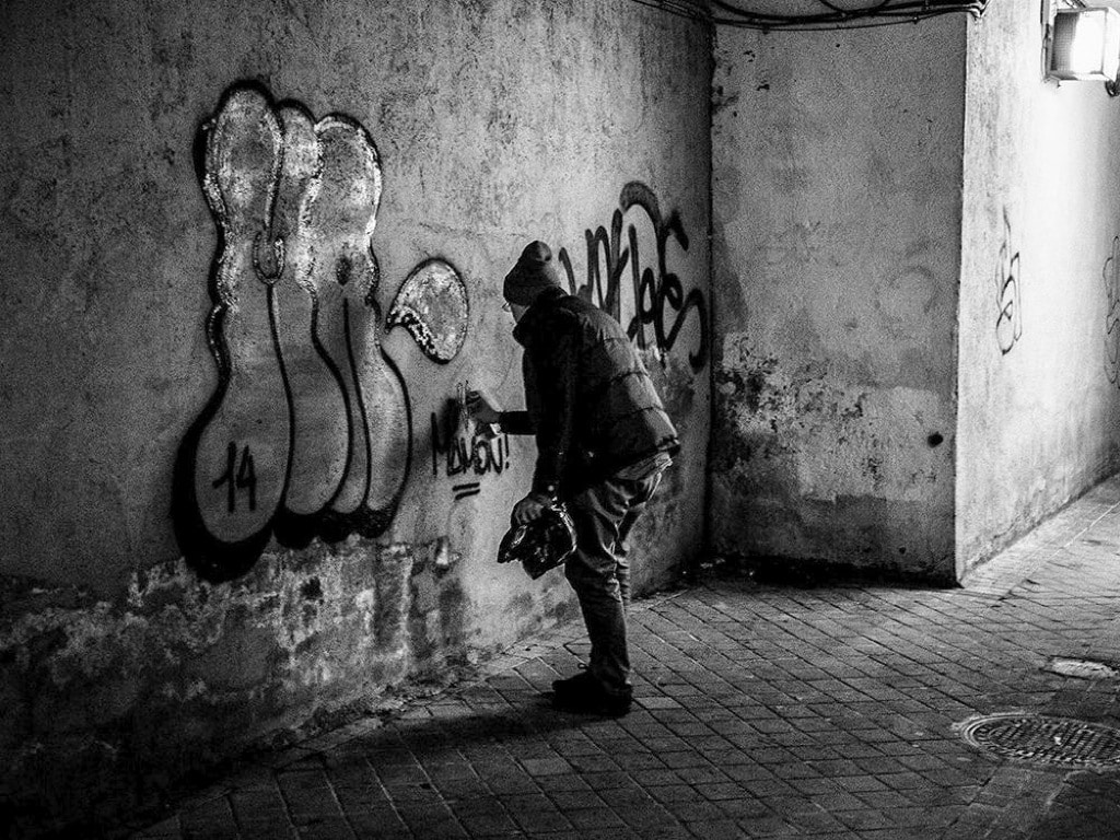 Impresionantes fotos de los artistas del graffiti en acción