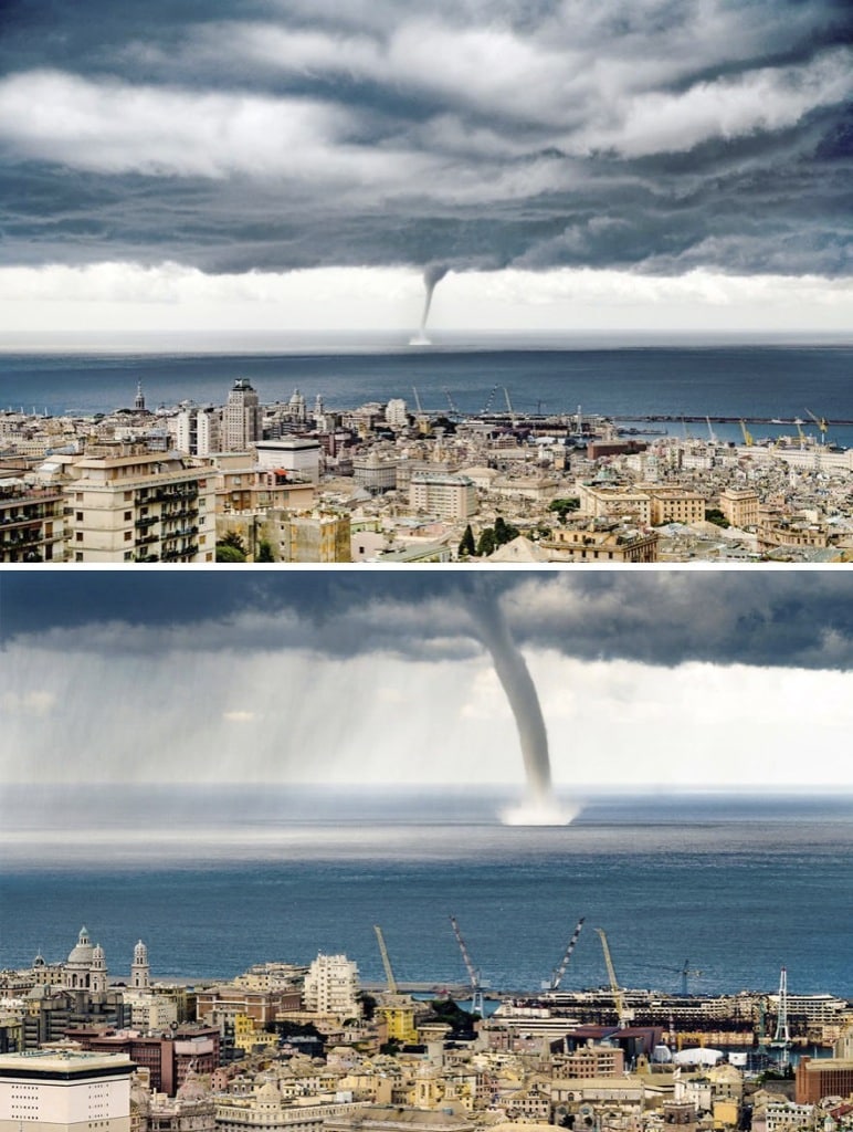 Impresionantes fotos de un tornado