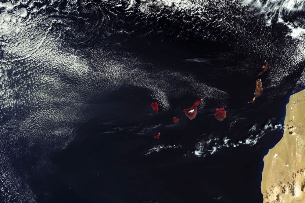 Impresionantes imágenes de Canarias gracias al nuevo satélite de la ESA