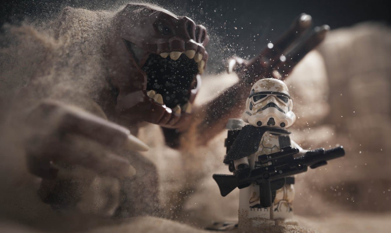 Impresionantes imágenes de Star Wars recreadas con LEGO