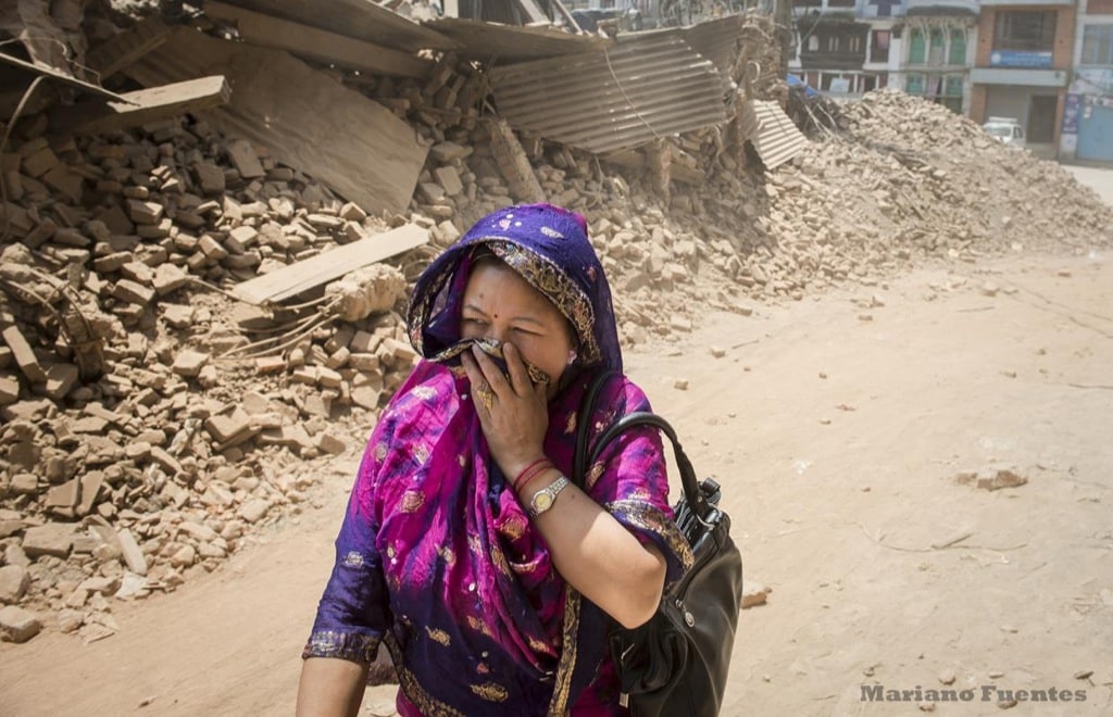 Impresionantes imágenes del terremoto de Nepal