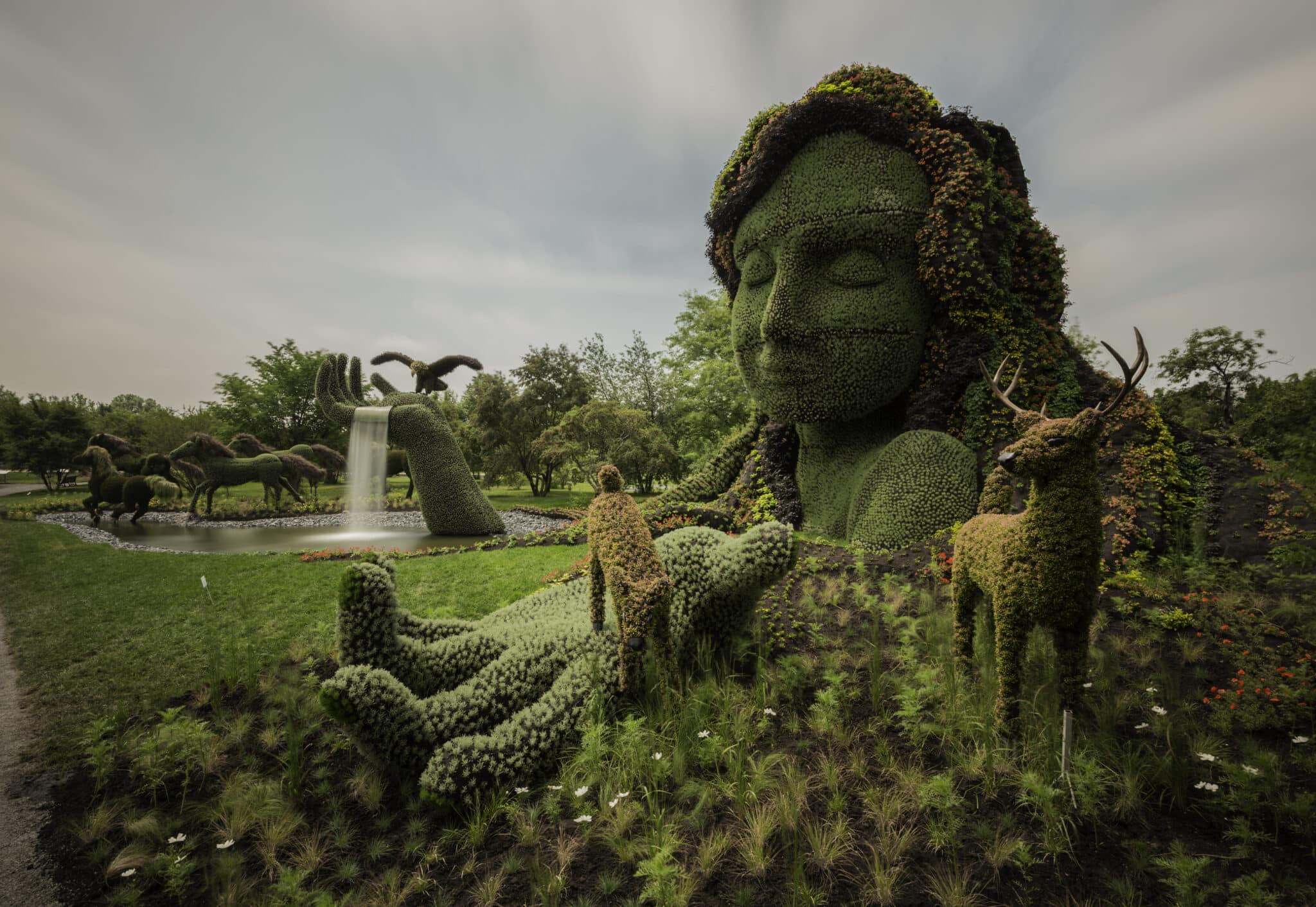 Impresionantes y sorprendentes esculturas vegetales