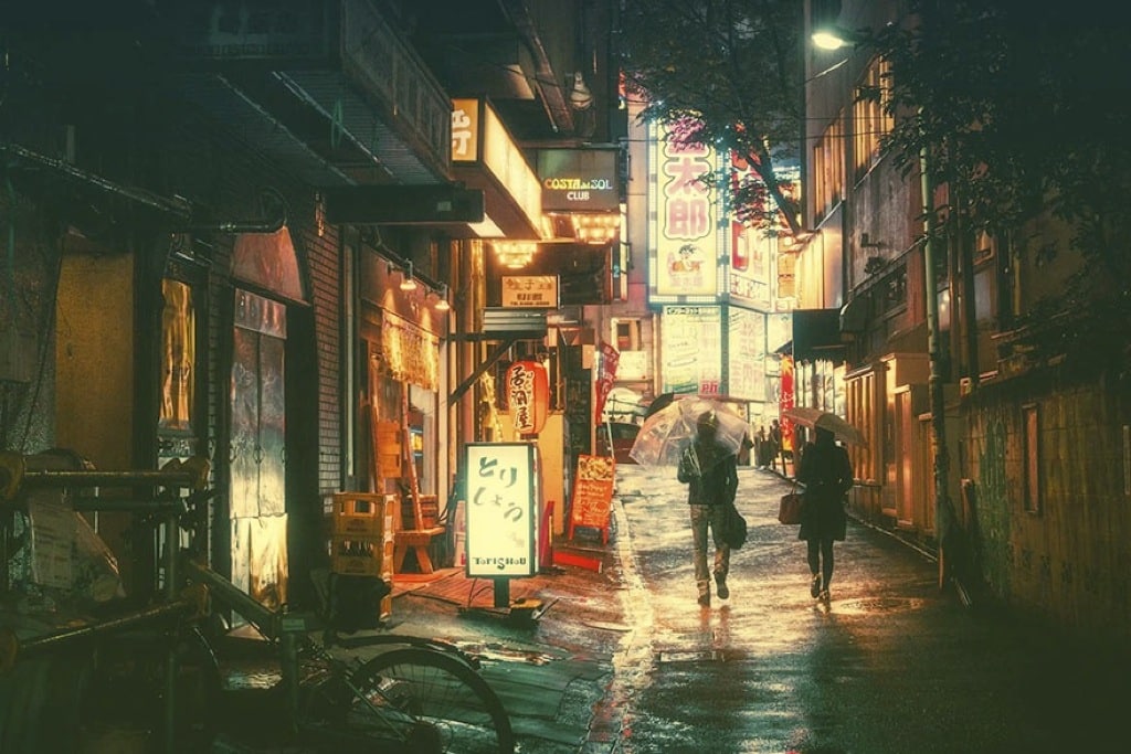 La belleza nocturna de Tokio