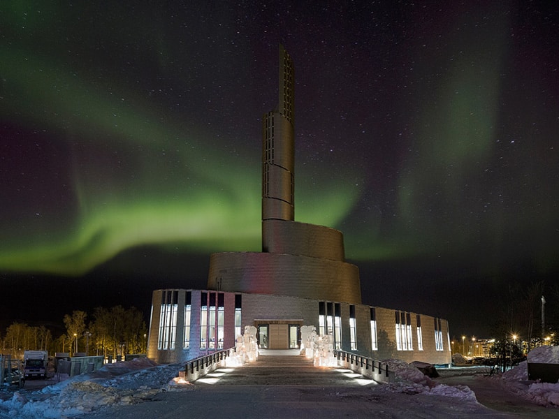 La catedral de la aurora boreal
